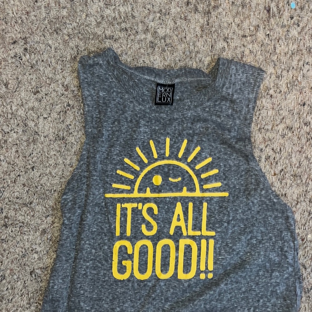 gray women’s tank